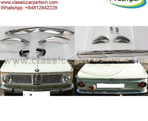 BMW 2002 bumpers (1968-1971) by stainless steel new