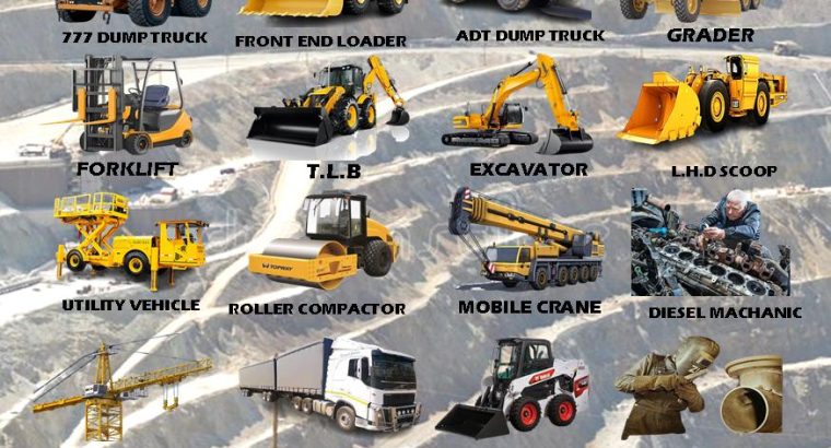OPERATORS TRAINING IN RUSTENBURG,MAFIKENG,VRYBURG,ZERUST,BRITS