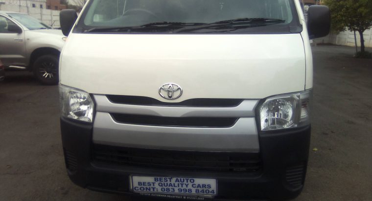Pre-owned 2019 Toyota Quantum Panel Van 2.5 Engine Capacity with