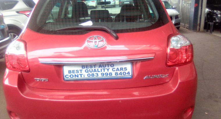 Pre-owned 2012 Toyota Auris 1.3 Engine Capacity Hatchback with Ma