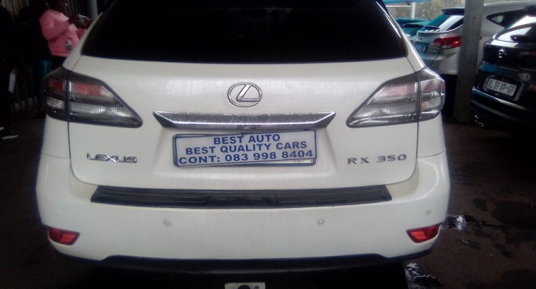 Pre-owned 2010 Lexus RX350 3.5 Engine Capacity V6 with Automatic