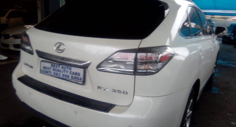 Pre-owned 2010 Lexus RX350 3.5 Engine Capacity V6 with Automatic