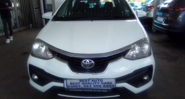 Pre-owned 2019 Toyota Etios 1.5 Sedan with Manuel Transmission, E