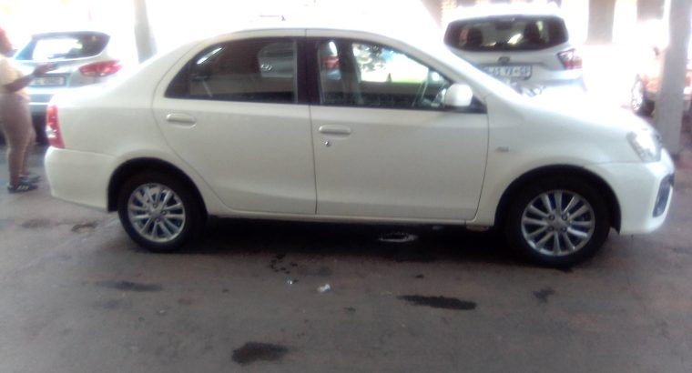 Pre-owned 2019 Toyota Etios 1.5 Sedan with Manuel Transmission, E