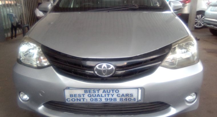 Pre-owned 2014 Toyota Etios 1.5 Engine Capacity Sedan with Manuel