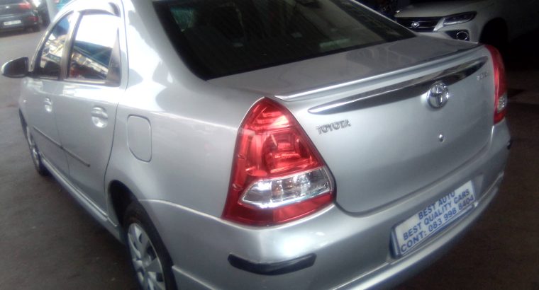 Pre-owned 2014 Toyota Etios 1.5 Engine Capacity Sedan with Manuel