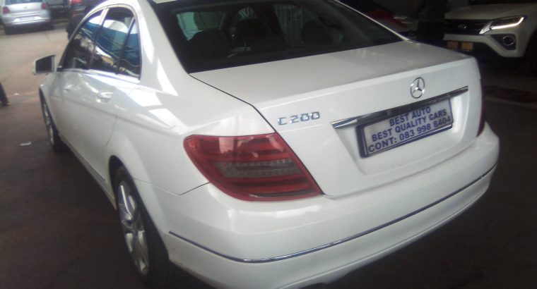 Pre-owned 2013 Mercedes Benz C-200 with Automatic Transmission,