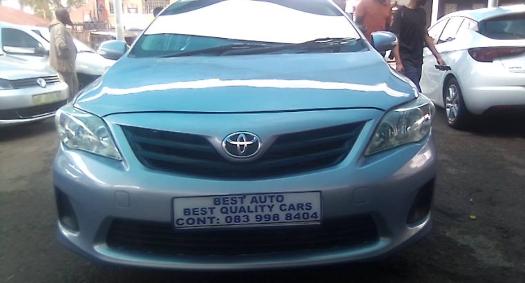 Pre-owned 2011 Toyota Corolla 1.3 Engine Capacity Prof