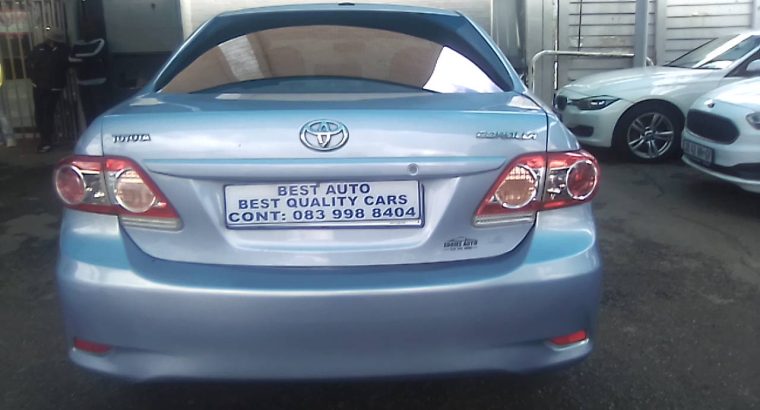 Pre-owned 2011 Toyota Corolla 1.3 Engine Capacity Prof