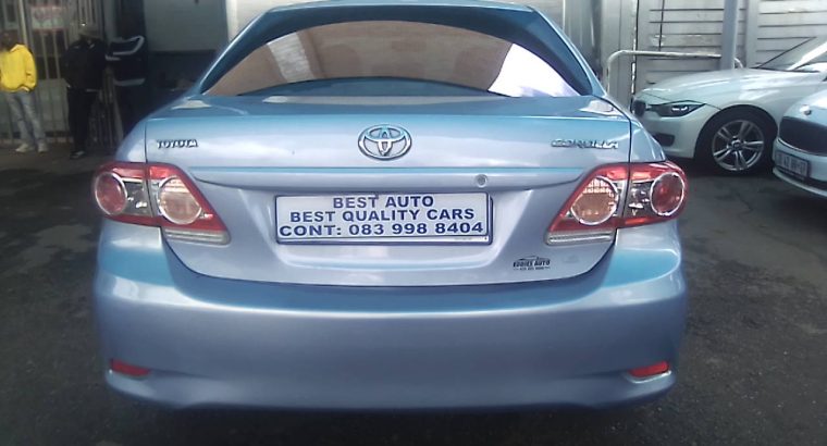 Pre-owned 2011 Toyota Corolla 1.3 Engine Capacity Prof