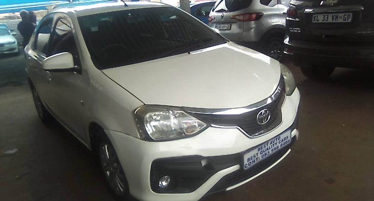 Pre-owned 2018 Toyota Etios 1.5 Engine Capacity Sedan with Manue