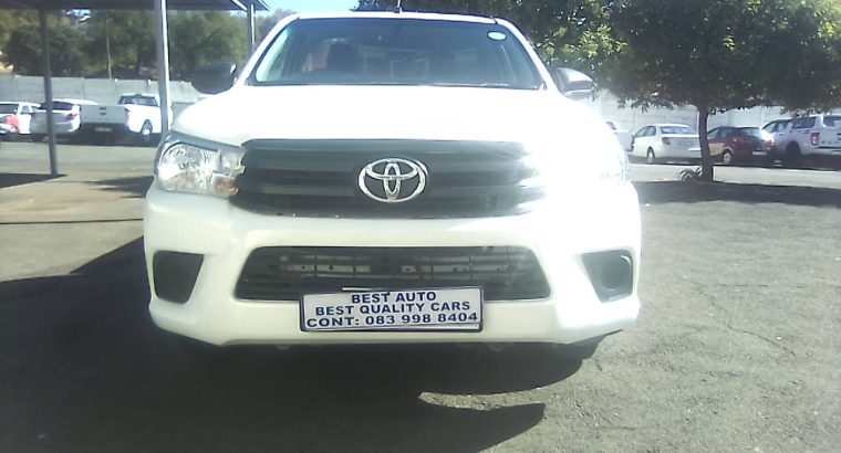 Pre-owned 2021 Toyota Hilux 2.0 Engine Capacity VVTI Petrol with