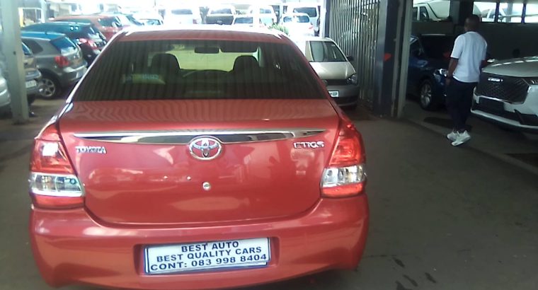 Pre-owned 2014 Toyota Etios 1.5 Engine Capacity Sedan with Manue
