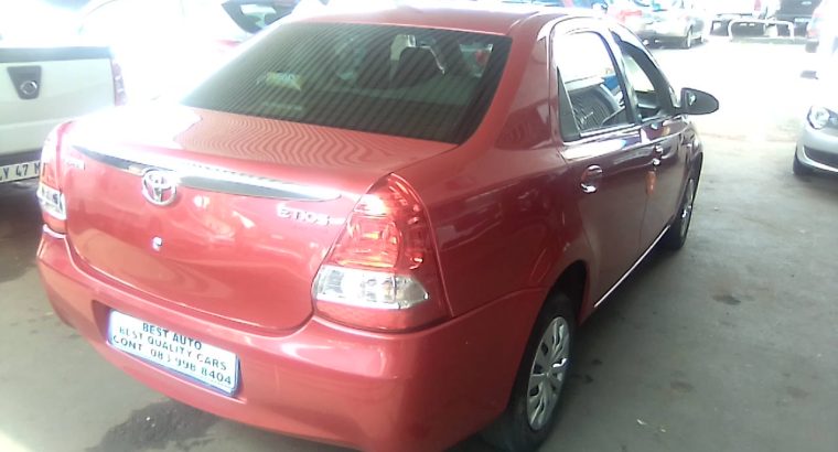 Pre-owned 2014 Toyota Etios 1.5 Engine Capacity Sedan with Manue