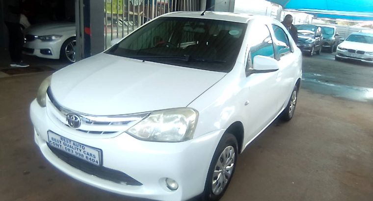Pre-owned 2016 Toyota Etios 1.5 Engine Capacity Sedan with Manue