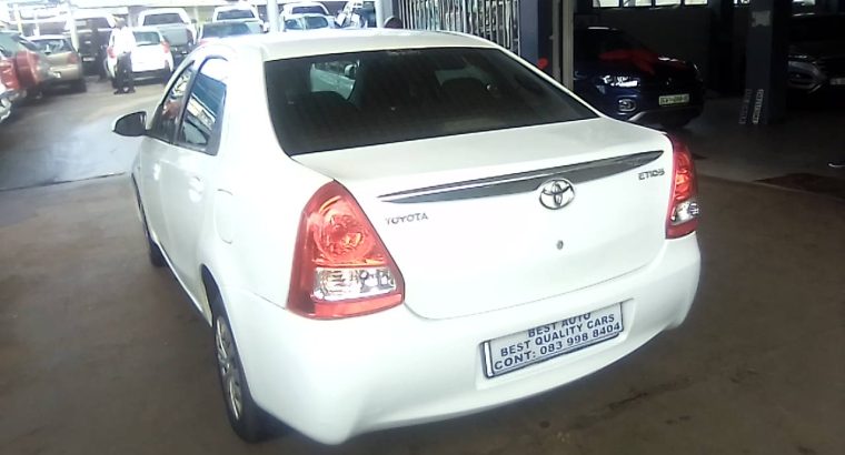 Pre-owned 2016 Toyota Etios 1.5 Engine Capacity Sedan with Manue