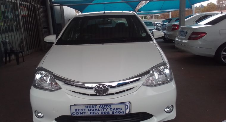 Pre-owned 2015 Toyota Etios 1.5 Engine Capacity Sedan with Manuel