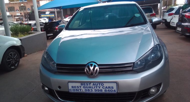 Pre-owned 2010 VW Golf 6 1.4 Engine Capacity with Manuel Transmi