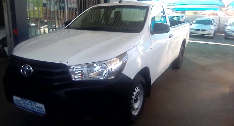 Pre-owned 2023 Toyota Hilux 2.0 Engine Capacity Single Cab VVTI P