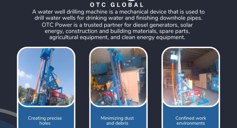 🔧 Water Drilling Machine for Sale – Heavy-Duty & Reliable! 🚜💦