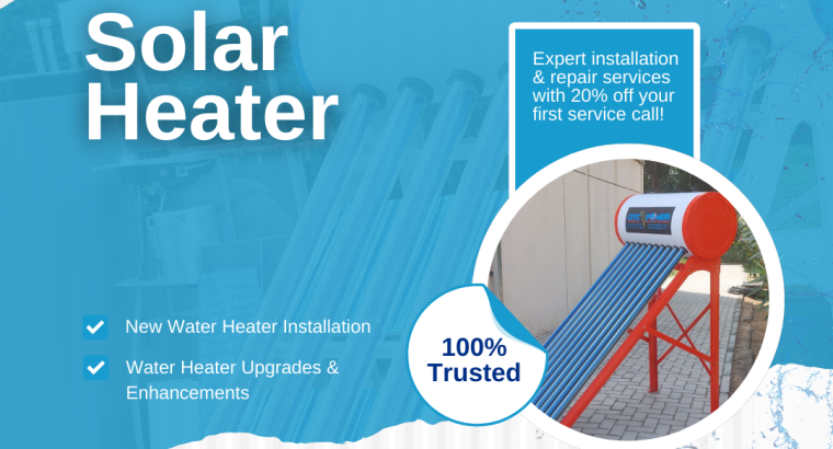 SOLAR WATER HEATERS – ON SALE NOW!