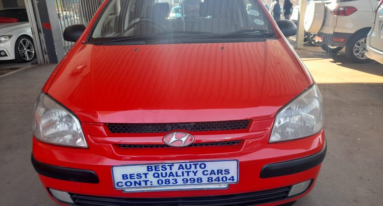Pre-owned 2005 Hyundai Getz 1.4 Engine Capacity with Manuel Trans