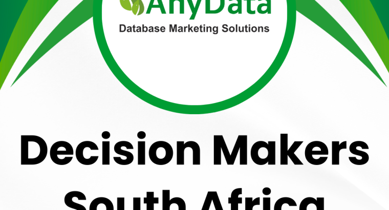 Decision Makers South Africa – B2B Leads – Business To Business
