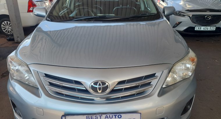 Pre-owned 2013 Toyota Corolla 1.6 Engine Capacity Professional wi