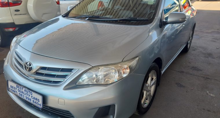 Pre-owned 2013 Toyota Corolla 1.6 Engine Capacity Professional wi