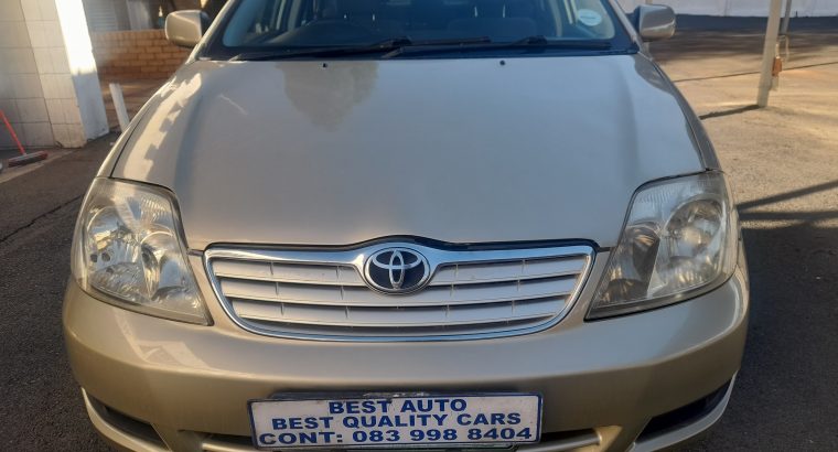 Pre-owned 2005 Toyota Corolla 1.6 Engine Capacity with Manuel Tra