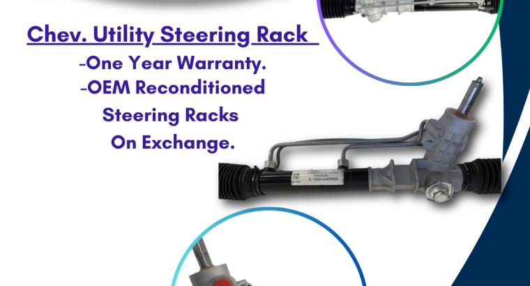 Chev. Utility – OEM Reconditioned Steering Racks