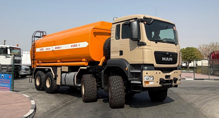MAN TGS 41.480 DIESEL TANKER TRUCK 8X8