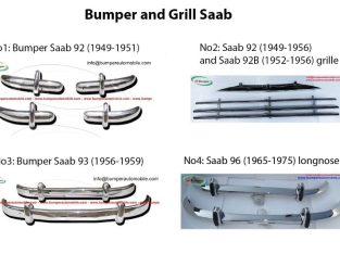 Saab 92 and Saab 92B / 93 / 96 bumpers classic car